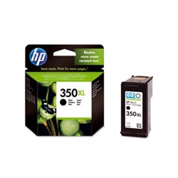 HP 350XL Tintenpatrone 350 XL, schwarz, hohe Füllmenge