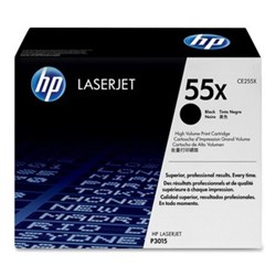 HP 55X Toner, schwarz mit hoher Kapazität
