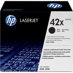 HP 42X smart print cartridge schwarz