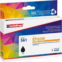 edding Tintenpatrone, Schwarz, ersetzt Epson T78XXL (T7891)
