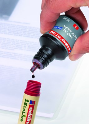 edding BT 30 Nachfülltinte für Whiteboardmarker grün, 30 ml (Art.-Nr.: 4-BT30004)