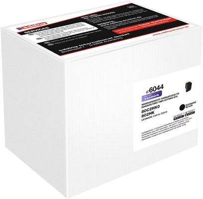 edding Toner, Schwarz, 4.000 Seiten, ersetzt Lexmark 80C2HK0 / 802HK (Art.-Nr.: 18-6044)