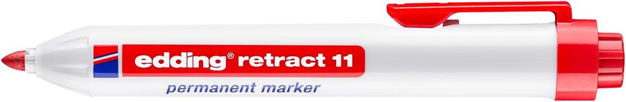 edding retract 11 Permanentmarker rot, Rundspitze 1,5-3 mm (Art.-Nr.: 4-11002)