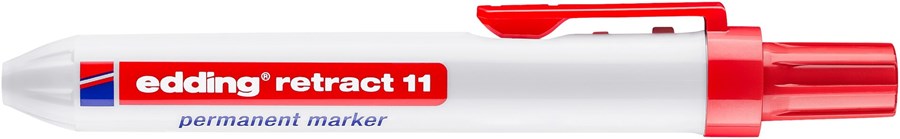 edding retract 11 Permanentmarker rot, Rundspitze 1,5-3 mm (Art.-Nr.: 4-11002)