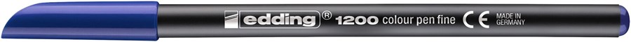edding 1200 Fasermaler blau, Rundspitze 1 mm (Art.-Nr.: 4-1200003)