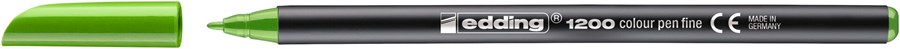edding 1200 Fasermaler hellgrün, Rundspitze 1 mm (Art.-Nr.: 4-1200011)