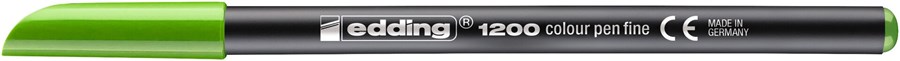 edding 1200 Fasermaler hellgrün, Rundspitze 1 mm (Art.-Nr.: 4-1200011)