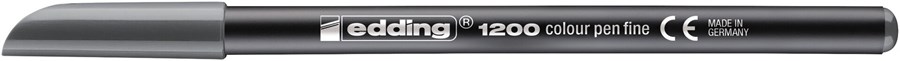 edding 1200 Fasermaler grau, Rundspitze 1 mm (Art.-Nr.: 4-1200012)