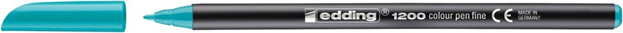 edding 1200 Fasermaler türkis, Rundspitze 1 mm (Art.-Nr.: 4-1200014)