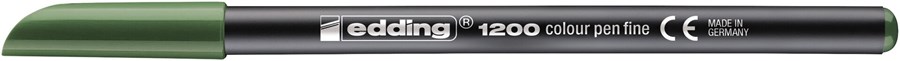 edding 1200 Fasermaler olivgrün, Rundspitze 1 mm (Art.-Nr.: 4-1200015)