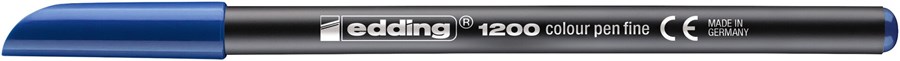 edding 1200 Fasermaler stahlblau, Rundspitze 1 mm (Art.-Nr.: 4-1200017)