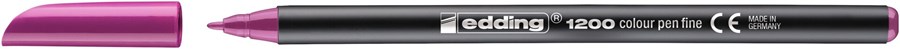 edding 1200 Fasermaler rot-violett, Rundspitze 1 mm (Art.-Nr.: 4-1200020)