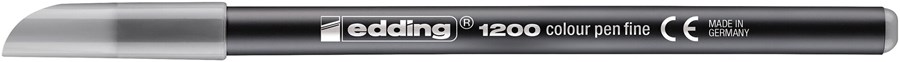 edding 1200 Fasermaler pastell silbergrau, Rundspitze 1 mm (Art.-Nr.: 4-1200026)