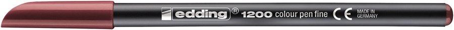 edding 1200 Fasermaler englischrot, Rundspitze 1 mm (Art.-Nr.: 4-1200028)