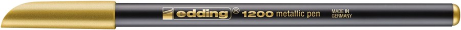 edding 1200 Fasermaler metallic gold, Rundspitze 1-3 mm (Art.-Nr.: 4-1200053)