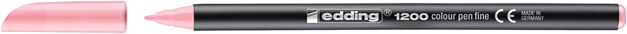 edding 1200 Fasermaler pastell kirschblüte, Rundspitze 1 mm (Art.-Nr.: 4-1200058)