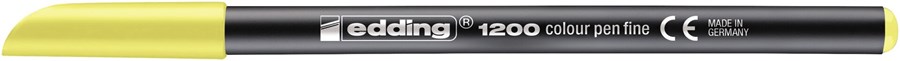 edding 1200 Fasermaler neongelb, Rundspitze 1 mm (Art.-Nr.: 4-1200065)