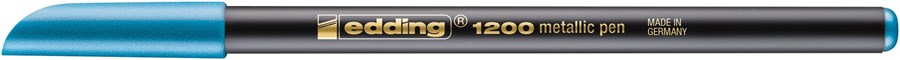 edding 1200 Fasermaler metallic blau metallic, Rundspitze 1-3 mm (Art.-Nr.: 4-1200073)
