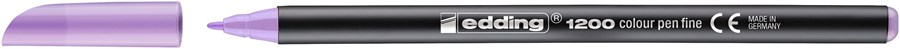 edding 1200 Fasermaler pastell beerig lavendel, Rundspitze 1 mm (Art.-Nr.: 4-1200087)