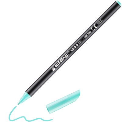 edding 1200 Fasermaler pastell süße minze, Rundspitze 1 mm (Art.-Nr.: 4-1200088)