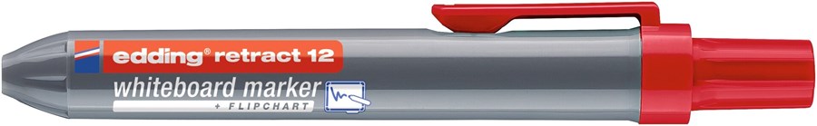 edding retract 12 Whiteboardmarker rot, Rundspitze 1,5-3 mm (Art.-Nr.: 4-12002)