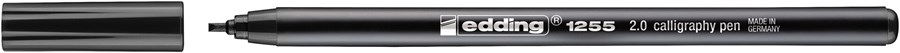 edding 1255 Kalligrafiestift Schwarz, Kalligrafie Spitze 2 mm (Art.-Nr.: 4-125520-001)