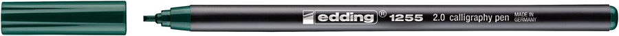 edding 1255 Kalligrafiestift flaschengrün, Kalligrafie Spitze 2 mm (Art.-Nr.: 4-125520-025)