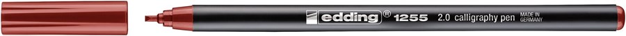 edding 1255 Kalligrafiestift karmesin, Kalligrafie Spitze 2 mm (Art.-Nr.: 4-125520-046)