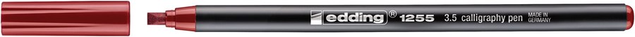 edding 1255 Kalligrafiestift karmesin, Kalligrafie Spitze 3,5 mm (Art.-Nr.: 4-125535-046)