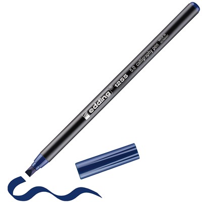 edding 1255 Kalligrafiestift stahlblau, Kalligrafie Spitze 5 mm (Art.-Nr.: 4-125550-017)