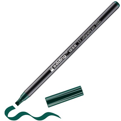 edding 1255 Kalligrafiestift flaschengrün, Kalligrafie Spitze 5 mm (Art.-Nr.: 4-125550-025)
