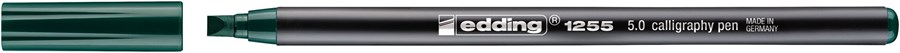 edding 1255 Kalligrafiestift flaschengrün, Kalligrafie Spitze 5 mm (Art.-Nr.: 4-125550-025)