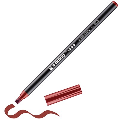 edding 1255 Kalligrafiestift karmesin, Kalligrafie Spitze 5 mm (Art.-Nr.: 4-125550-046)