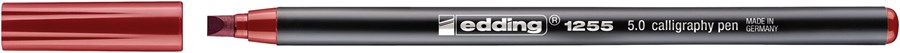 edding 1255 Kalligrafiestift karmesin, Kalligrafie Spitze 5 mm (Art.-Nr.: 4-125550-046)