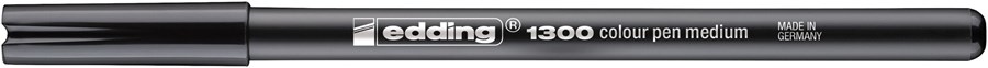 edding 1300 Fasermaler schwarz, Rundspitze 2 mm (Art.-Nr.: 4-1300001)