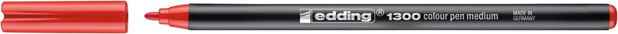 edding 1300 Fasermaler rot, Rundspitze 2 mm (Art.-Nr.: 4-1300002)