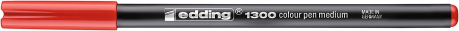 edding 1300 Fasermaler rot, Rundspitze 2 mm (Art.-Nr.: 4-1300002)
