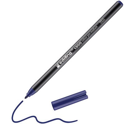 edding 1300 Fasermaler blau, Rundspitze 2 mm (Art.-Nr.: 4-1300003)
