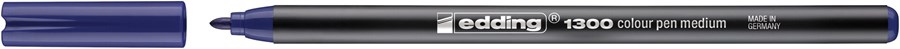 edding 1300 Fasermaler blau, Rundspitze 2 mm (Art.-Nr.: 4-1300003)