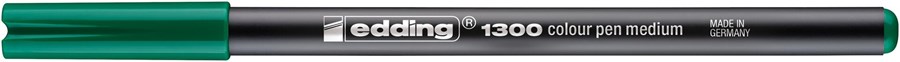 edding 1300 Fasermaler grün, Rundspitze 2 mm (Art.-Nr.: 4-1300004)