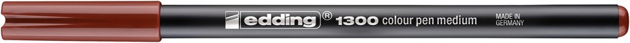 edding 1300 Fasermaler braun, Rundspitze 2 mm (Art.-Nr.: 4-1300007)