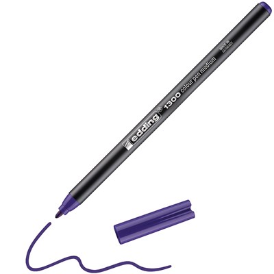 edding 1300 Fasermaler violett, Rundspitze 2 mm (Art.-Nr.: 4-1300008)