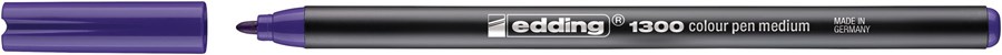 edding 1300 Fasermaler violett, Rundspitze 2 mm (Art.-Nr.: 4-1300008)
