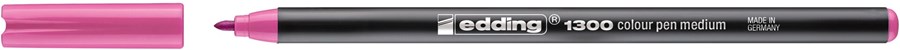 edding 1300 Fasermaler rosa, Rundspitze 2 mm (Art.-Nr.: 4-1300009)