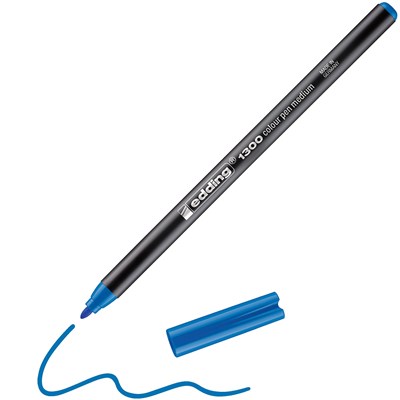 edding 1300 Fasermaler hellblau, Rundspitze 2 mm (Art.-Nr.: 4-1300010)