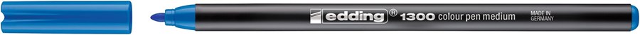 edding 1300 Fasermaler hellblau, Rundspitze 2 mm (Art.-Nr.: 4-1300010)