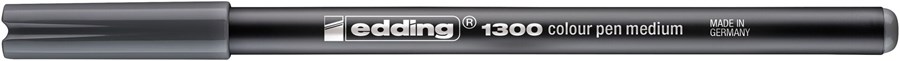 edding 1300 Fasermaler grau, Rundspitze 2 mm (Art.-Nr.: 4-1300012)