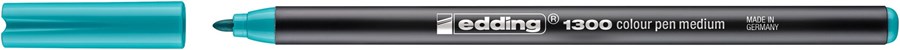 edding 1300 Fasermaler türkis, Rundspitze 2 mm (Art.-Nr.: 4-1300014)