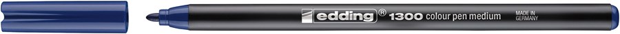 edding 1300 Fasermaler stahlblau, Rundspitze 2 mm (Art.-Nr.: 4-1300017)