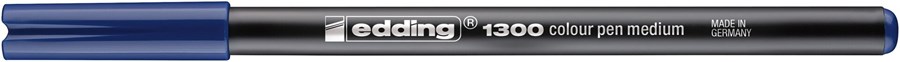 edding 1300 Fasermaler stahlblau, Rundspitze 2 mm (Art.-Nr.: 4-1300017)